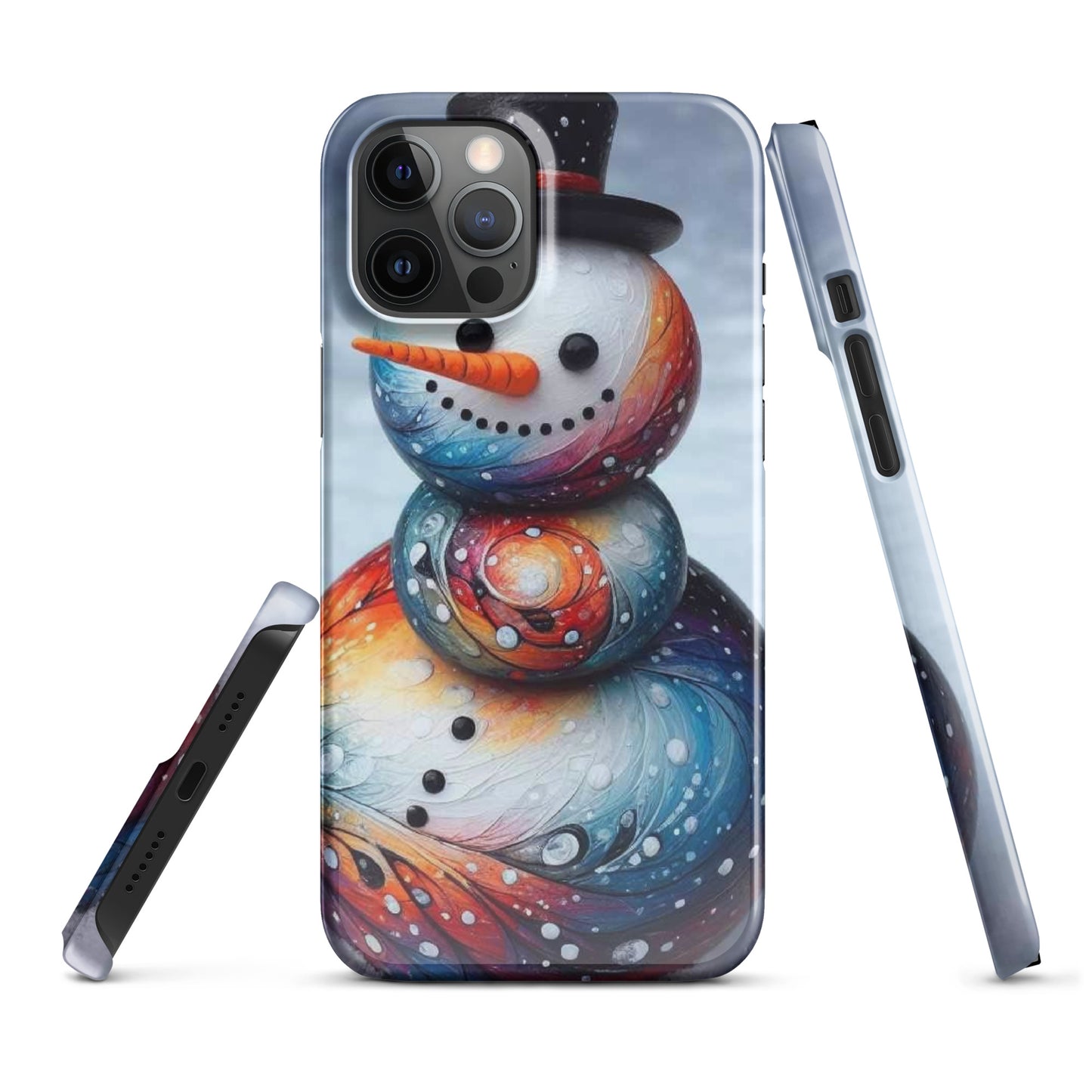 Christmas Snowman Snap case for iPhone®