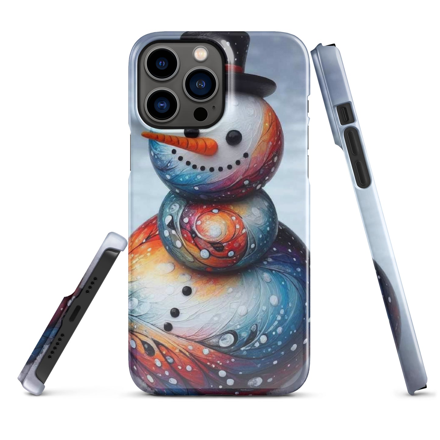 Christmas Snowman Snap case for iPhone®