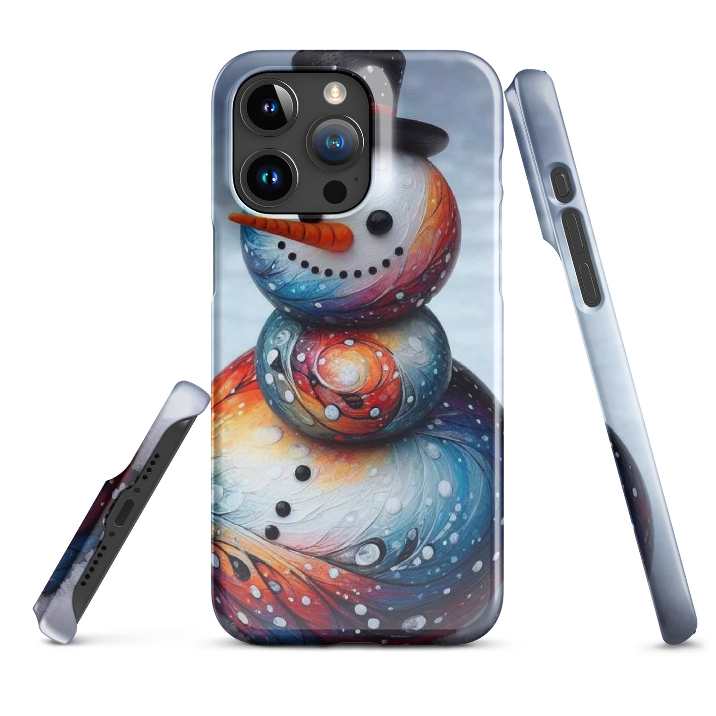 Christmas Snowman Snap case for iPhone®