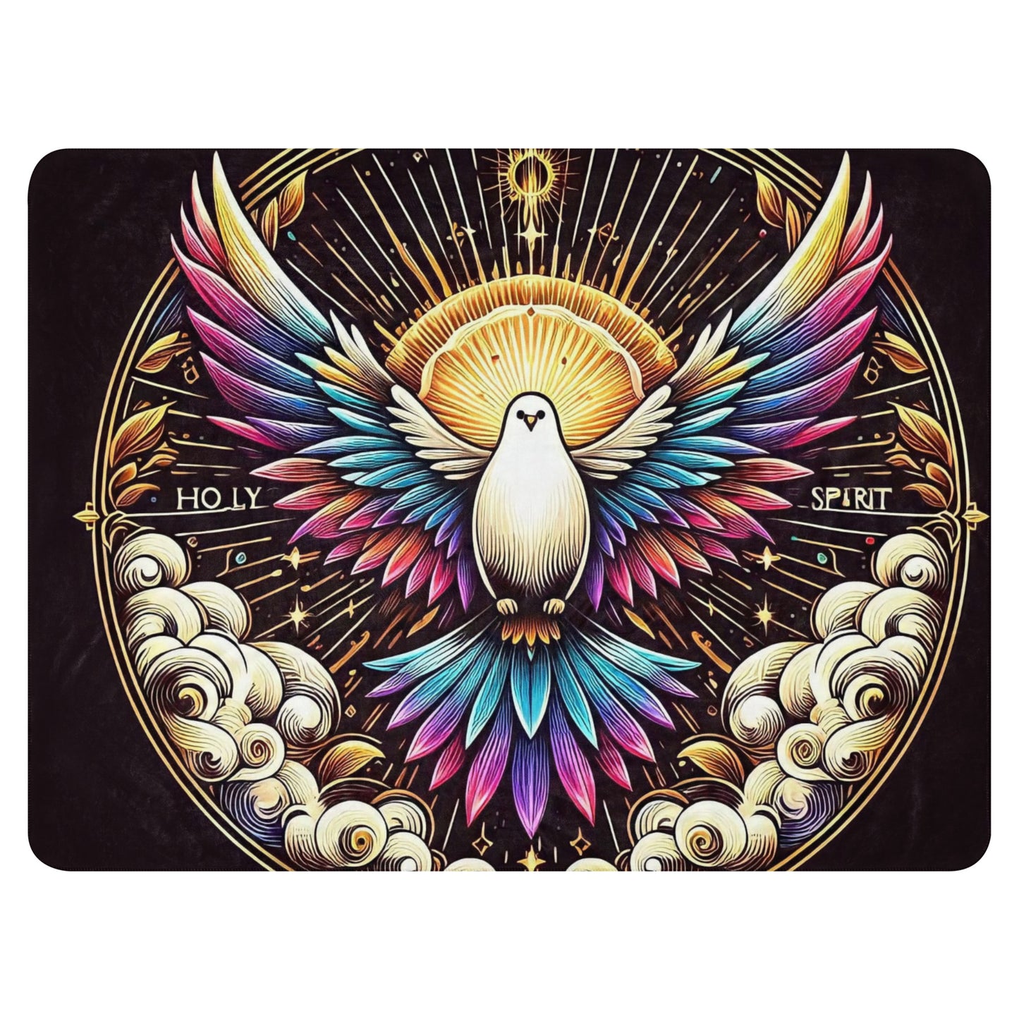 Holy Spirit Sherpa blanket