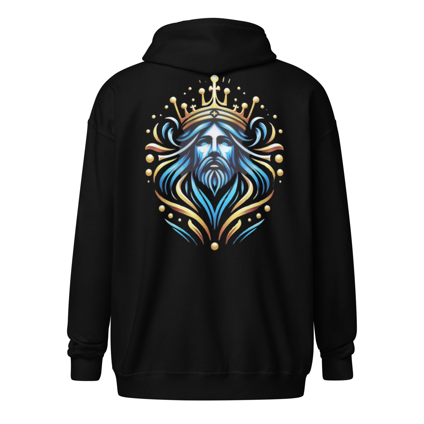 Designer Unisex Jesus Heavy Blend Zip Hoodie