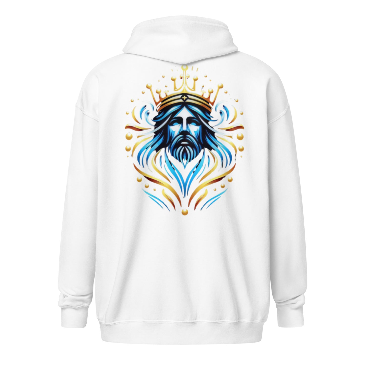 Designer Unisex Jesus Heavy Blend Zip Hoodie