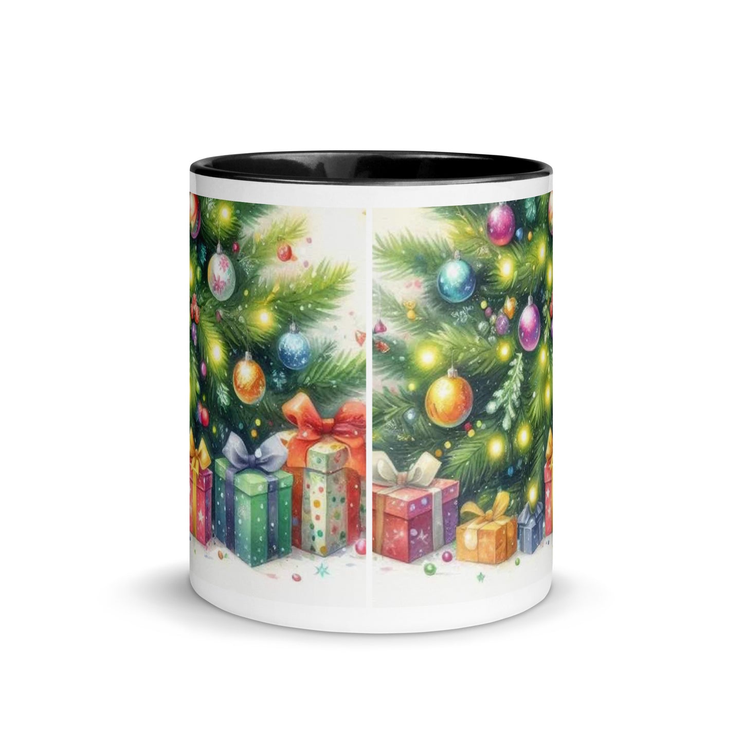 Christmas Tree Mug with Color Inside