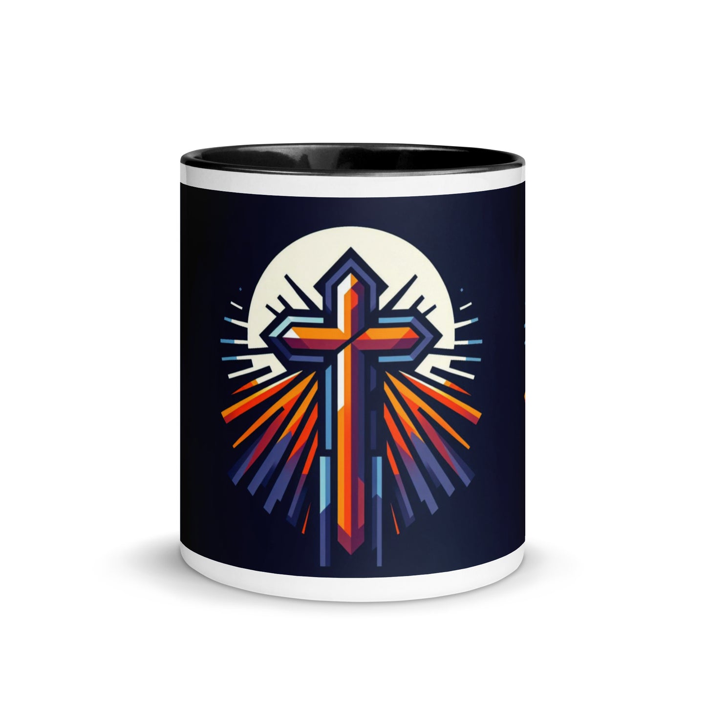 Cross Mug with Color Inside