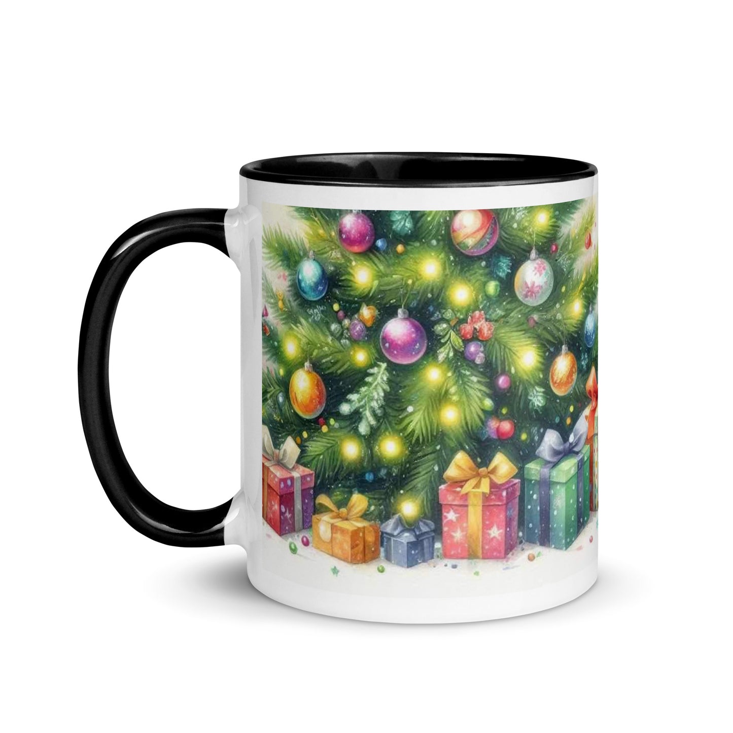 Christmas Tree Mug with Color Inside