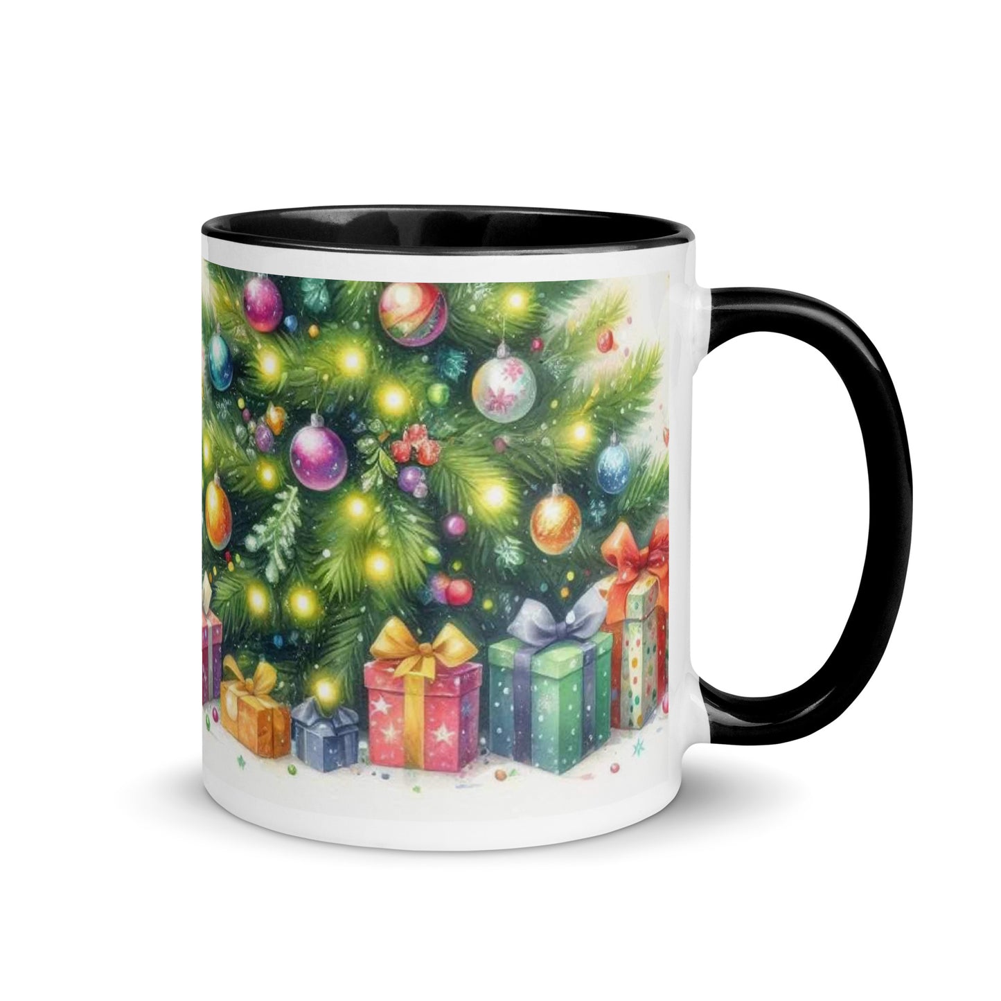 Christmas Tree Mug with Color Inside