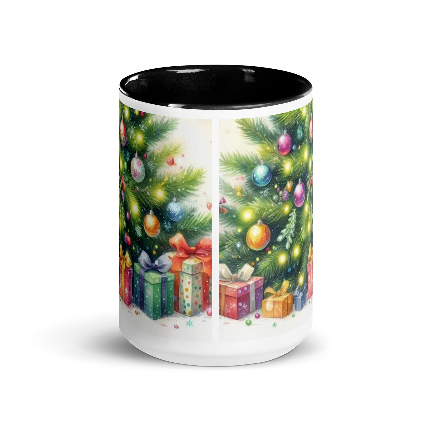 Christmas Tree Mug with Color Inside