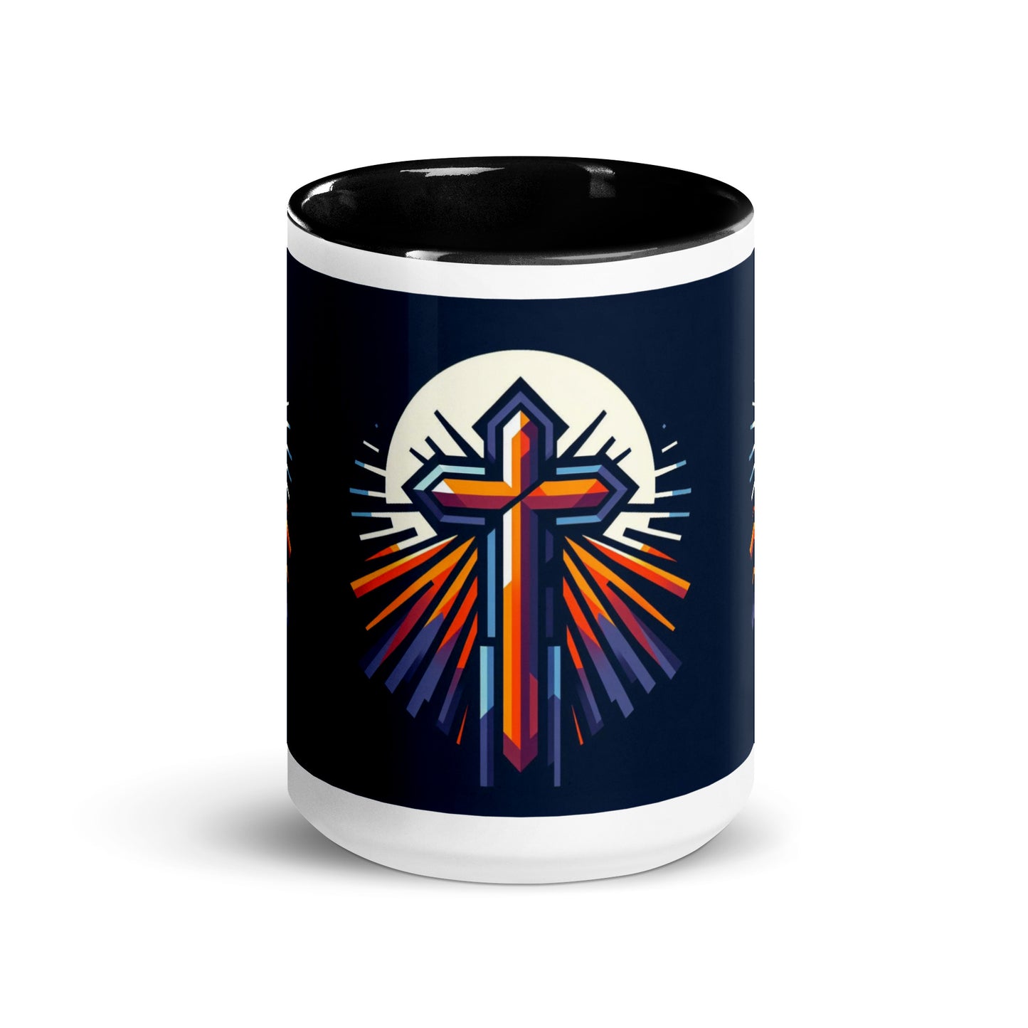 Cross Mug with Color Inside