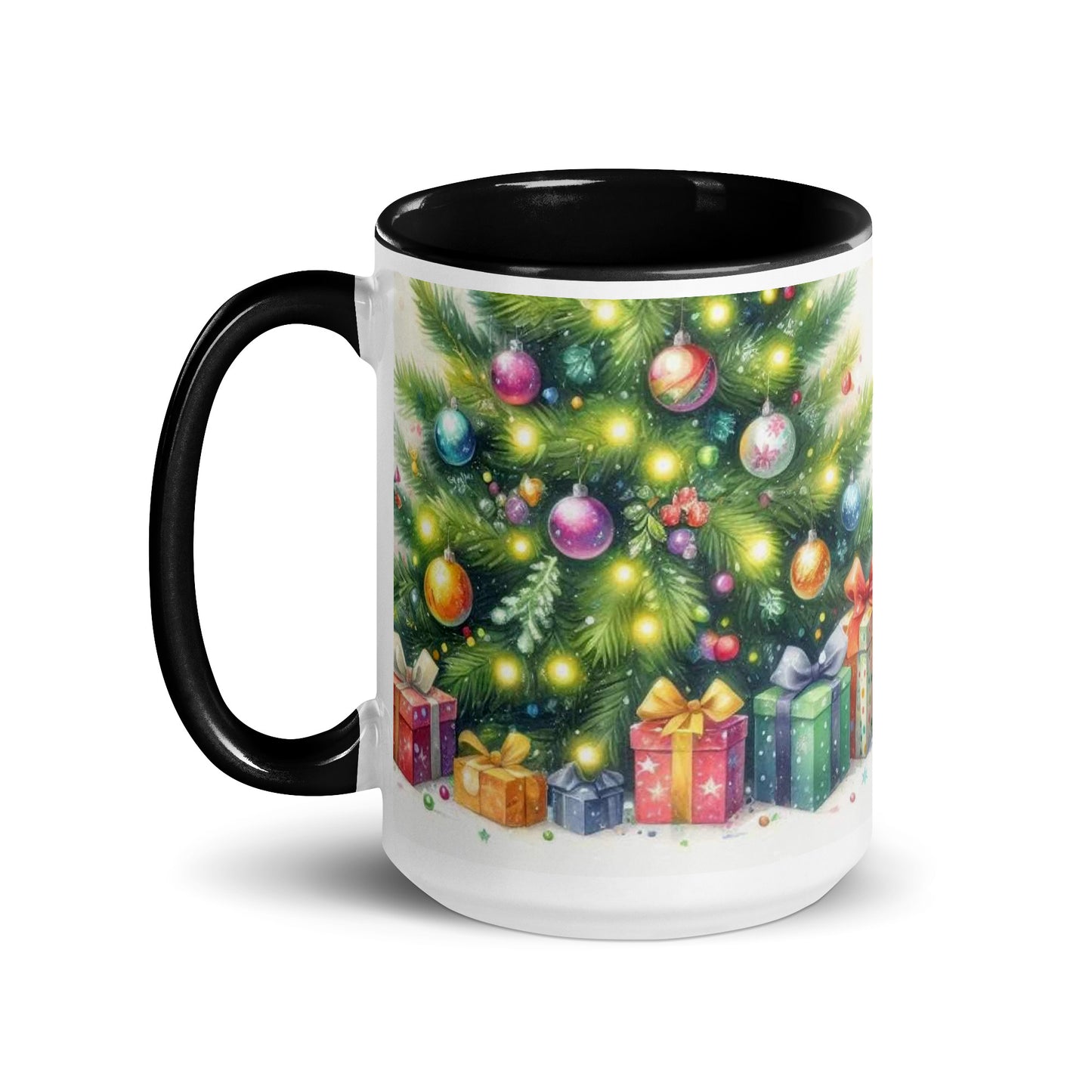 Christmas Tree Mug with Color Inside