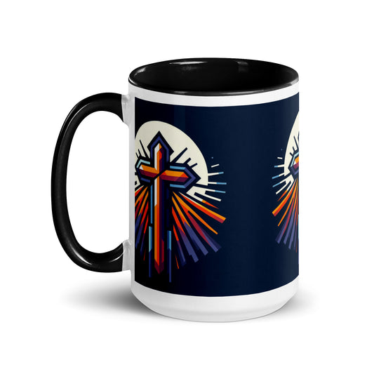 Cross Mug with Color Inside