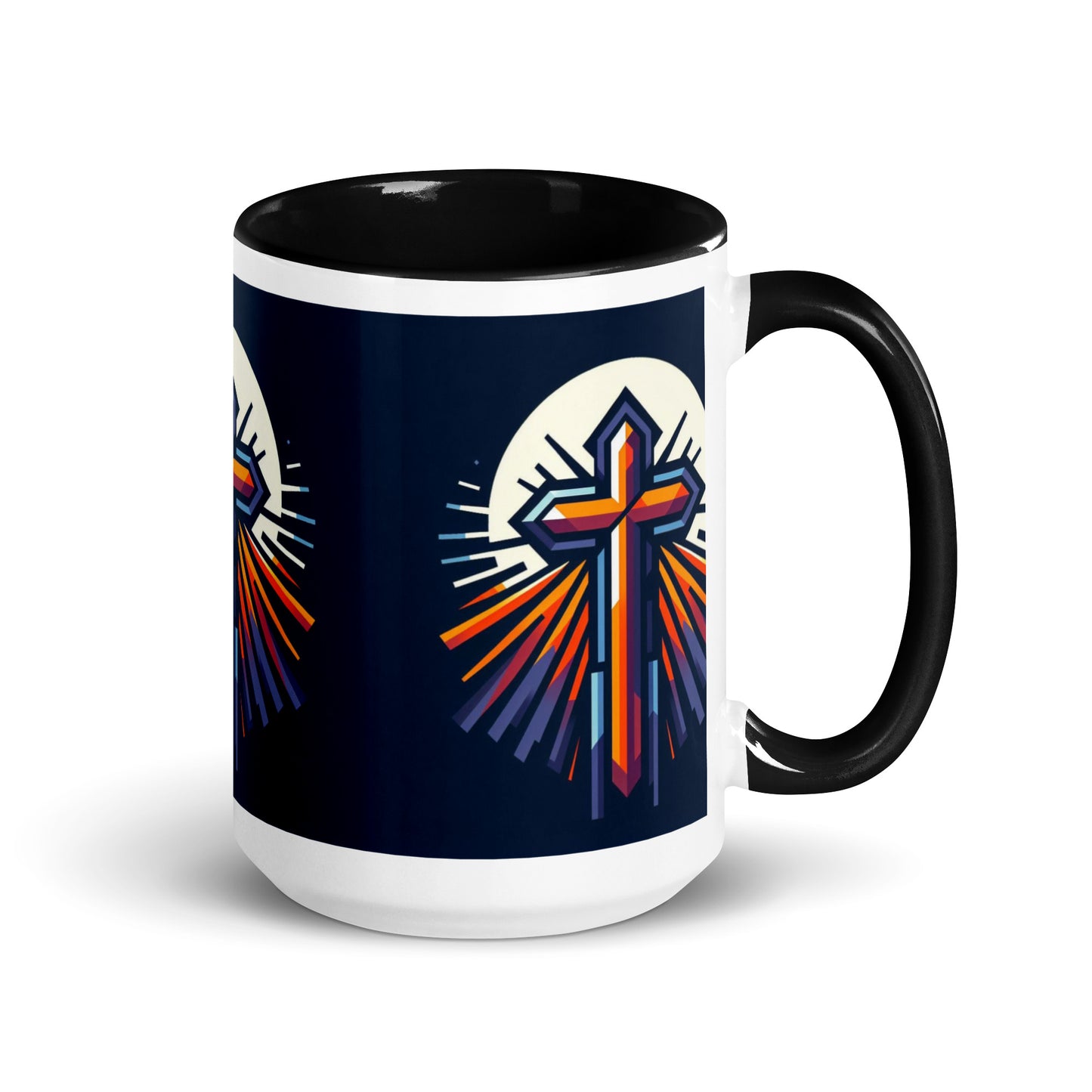 Cross Mug with Color Inside