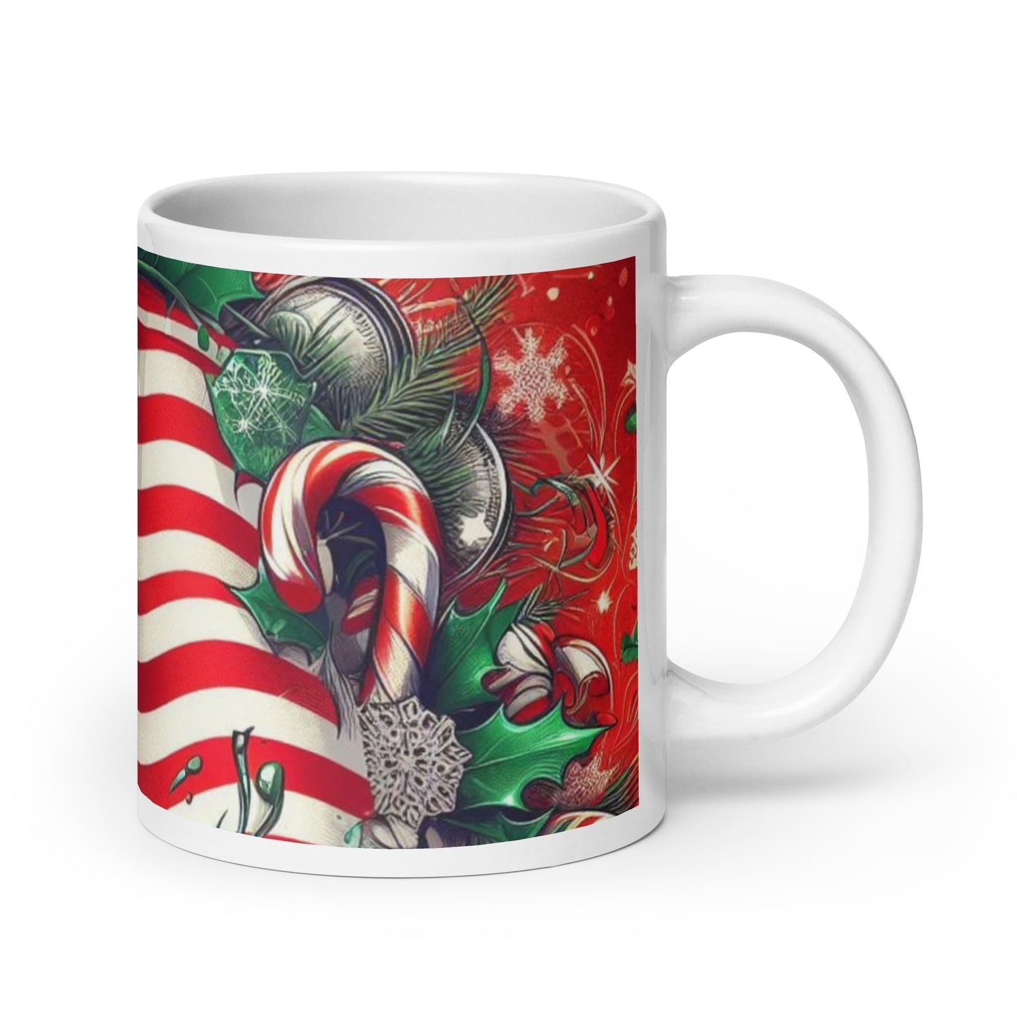 Christmas US White Glossy Mug